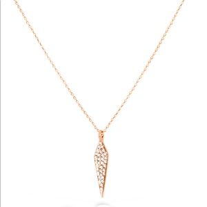 NIB UCJ “Straight to the Point” necklace in rose